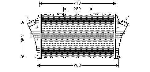 AVA QUALITY COOLING Kompressoriõhu radiaator OL4439